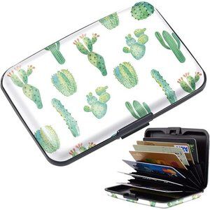 Mini Credit Card Holder, RFID Blocking Slim Hard Card Case ID Case Travel Wallet